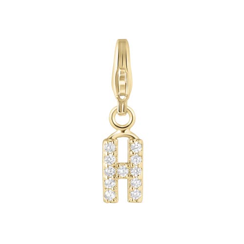Electric Picks Initial Charm In Gold - H
