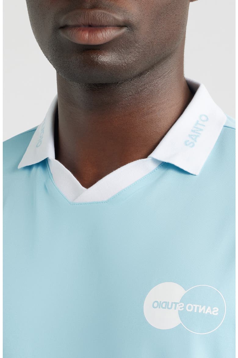 Santo Flipped Jersey Polo, Alternate, color, LIGHT BLUE