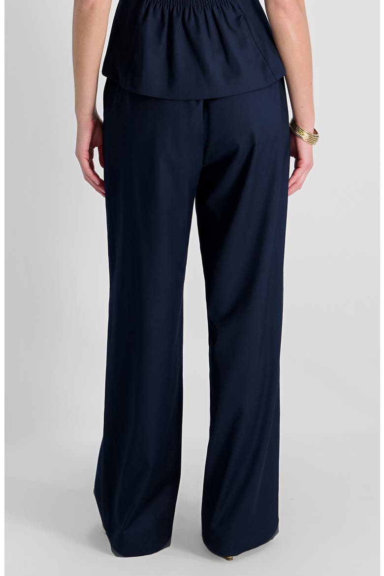 Wide Leg Twill Pants, Alternate, color, MARINE