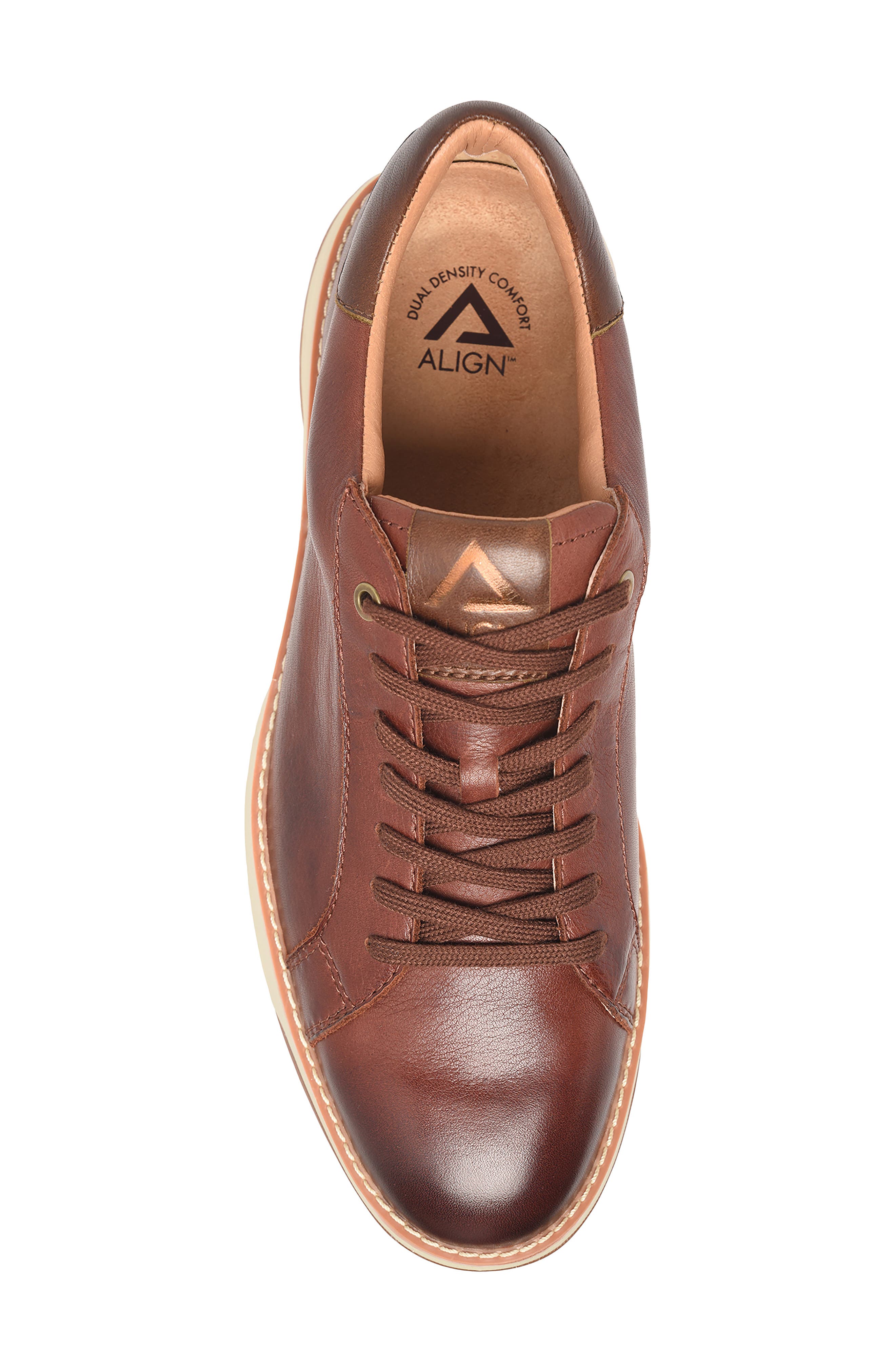 Shaw Low Top Sneaker, Alternate, color, BRANDY