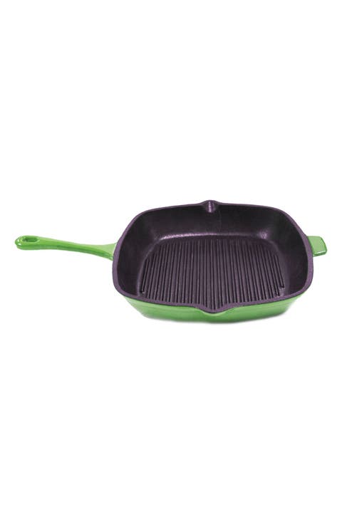 INTERNATIONAL Neo 11" Cast Iron Green Grill Pan