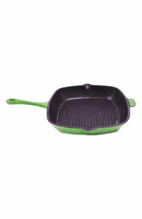 BergHOFF INTERNATIONAL Neo 11" Cast Iron Green Grill Pan