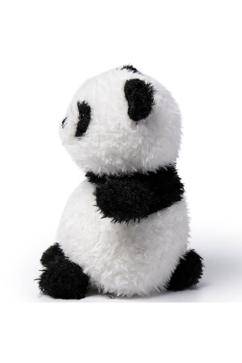7 Inch Rock and Roll Panda Weighted Stuffed Animal, Alternate, color, Multicolored
