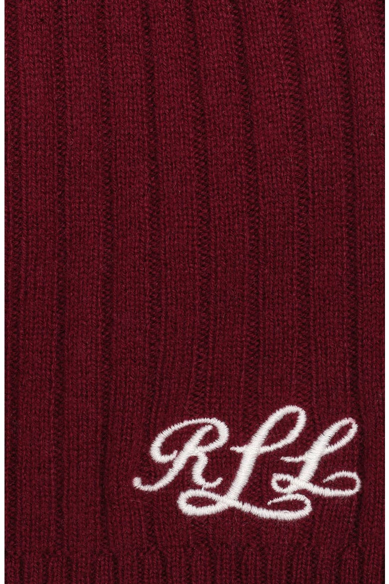 Signature Cashmere Beanie, Alternate, color, DARK GARNET