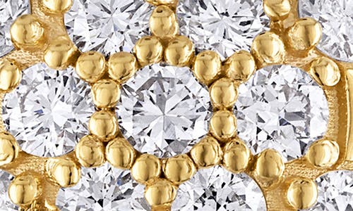 Mindi Mond Turtle Back Diamond Pavé Stud Earrings In 18k Yellow Gold