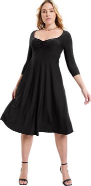 June + Vie Sweetheart Swing Dress