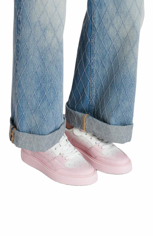 Balmain B-court Flip Trainers In Pink