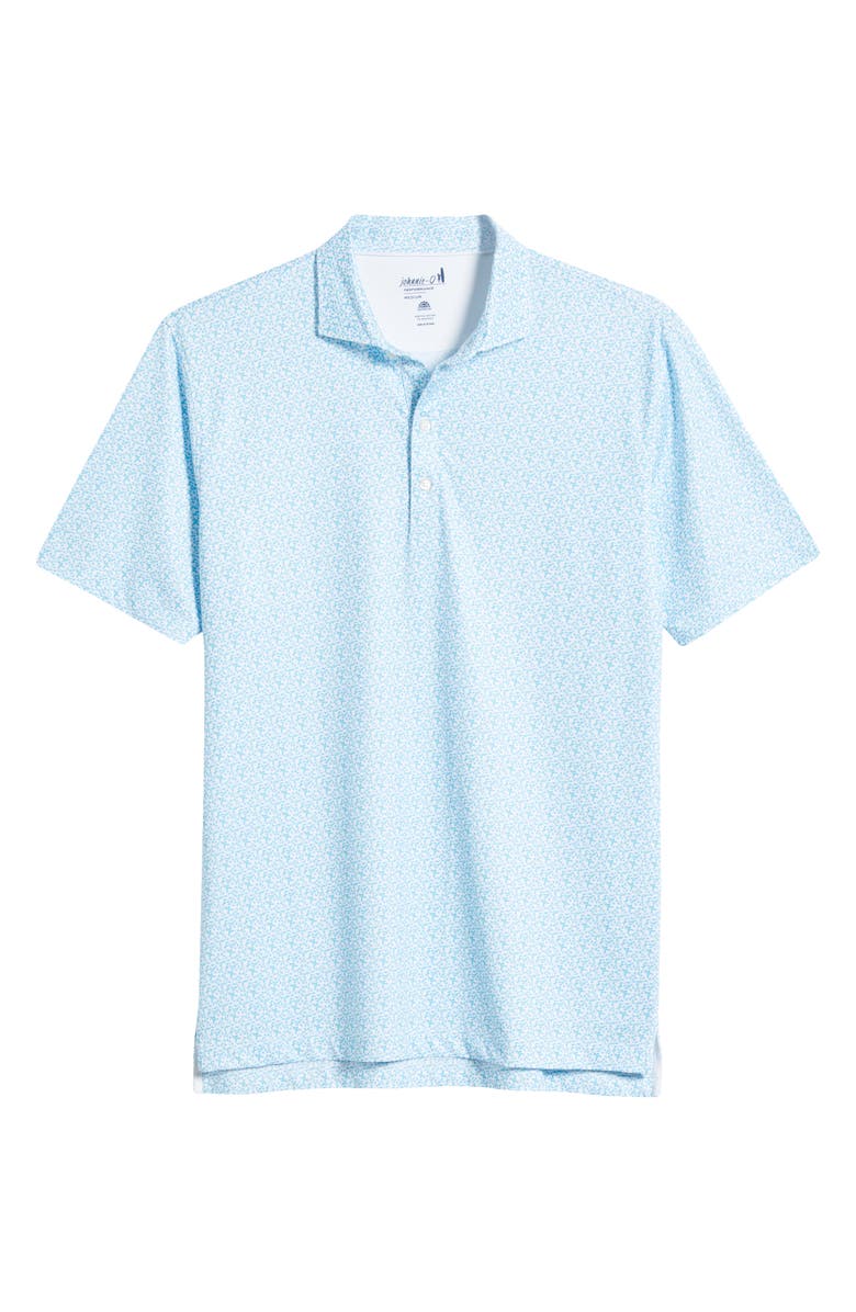 johnnie-O Springwood Scatter Print PREP-FORMANCE Golf Polo, Alternate, color, Grotto