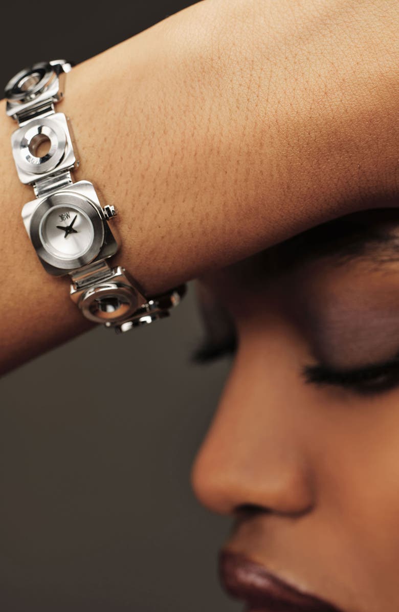 JBW Chasm Bracelet Watch, 22mm, Alternate, color, Stainless Steel