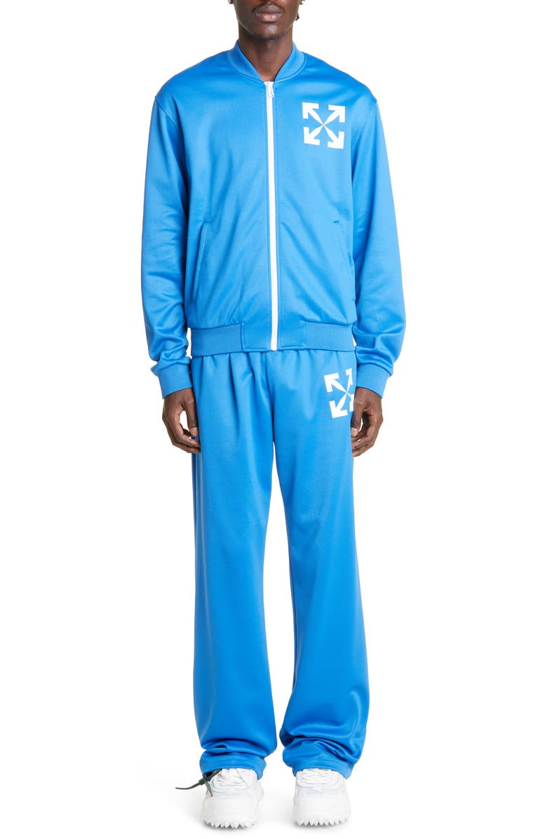 Off-White Single Arrow Track Bomber Jacket, Alternate, color, 