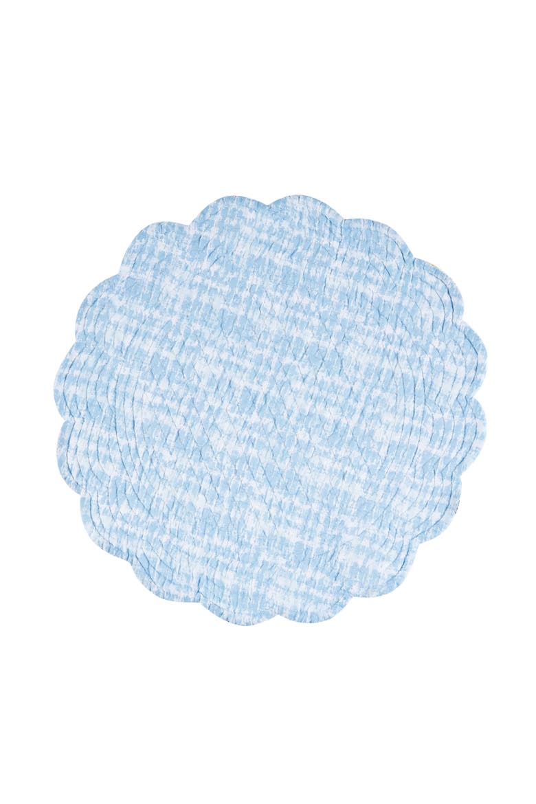 Makena Beach Round Placemats Set of 6, 17" Decor, Alternate, color, Brown