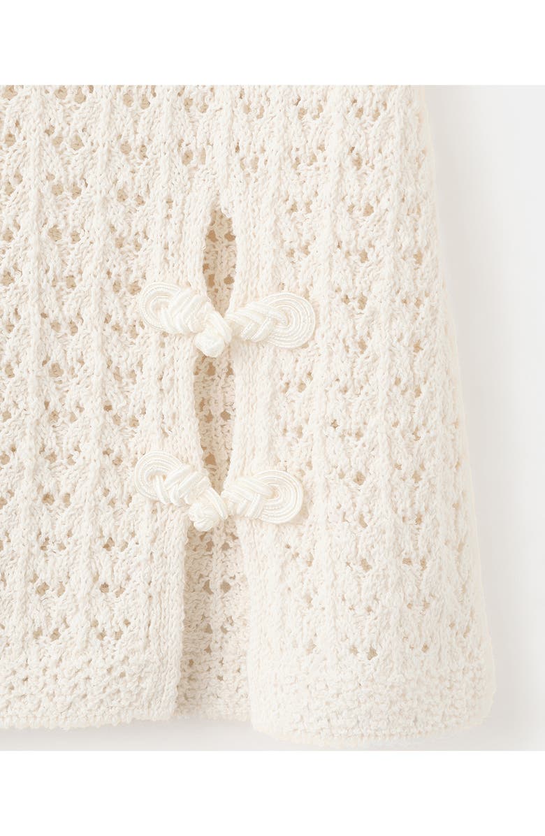 MANGO Openwork Knit Miniskirt, Alternate, color,