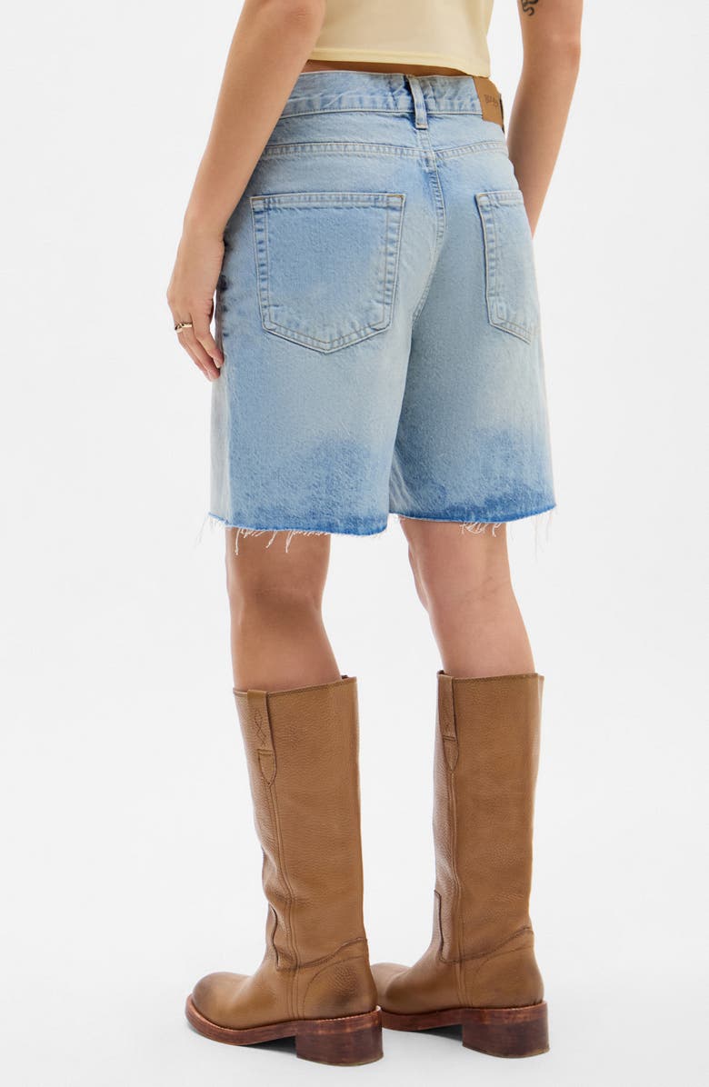 BDG Urban Outfitters Harden High Waist Denim Shorts, Alternate, color, Light Vintage