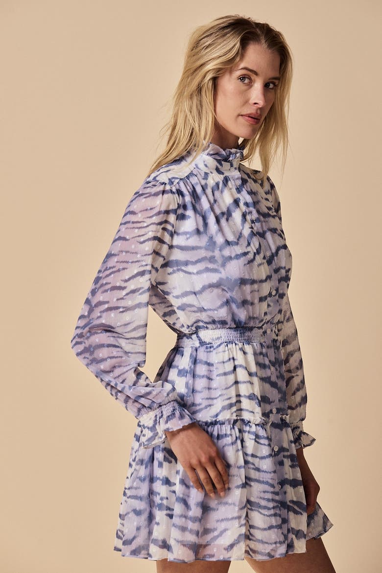 The Maxwell Dress, Alternate, color, Navy Print
