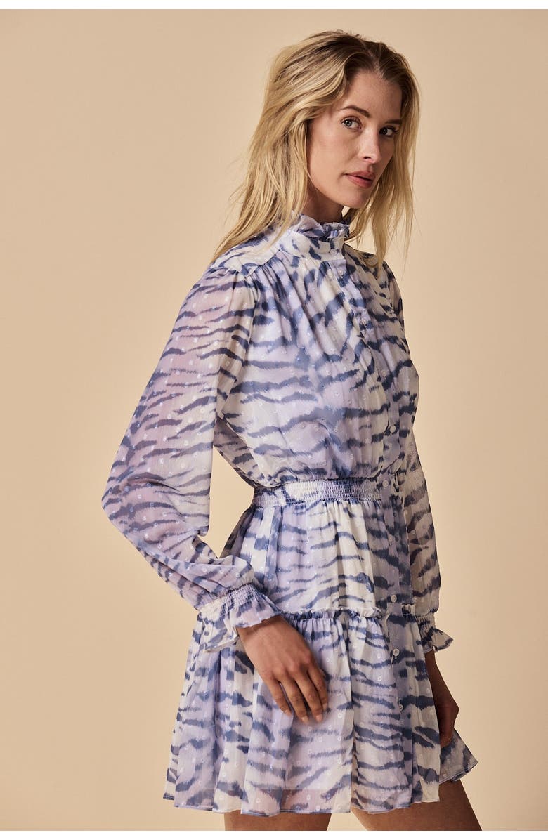 The Shirt by Rochelle Behrens The Maxwell Dress, Alternate, color, Navy Print