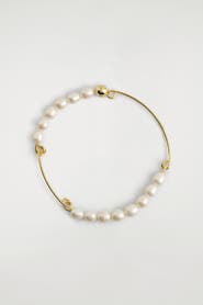 COS Freshwater Pearl Cuff Necklace