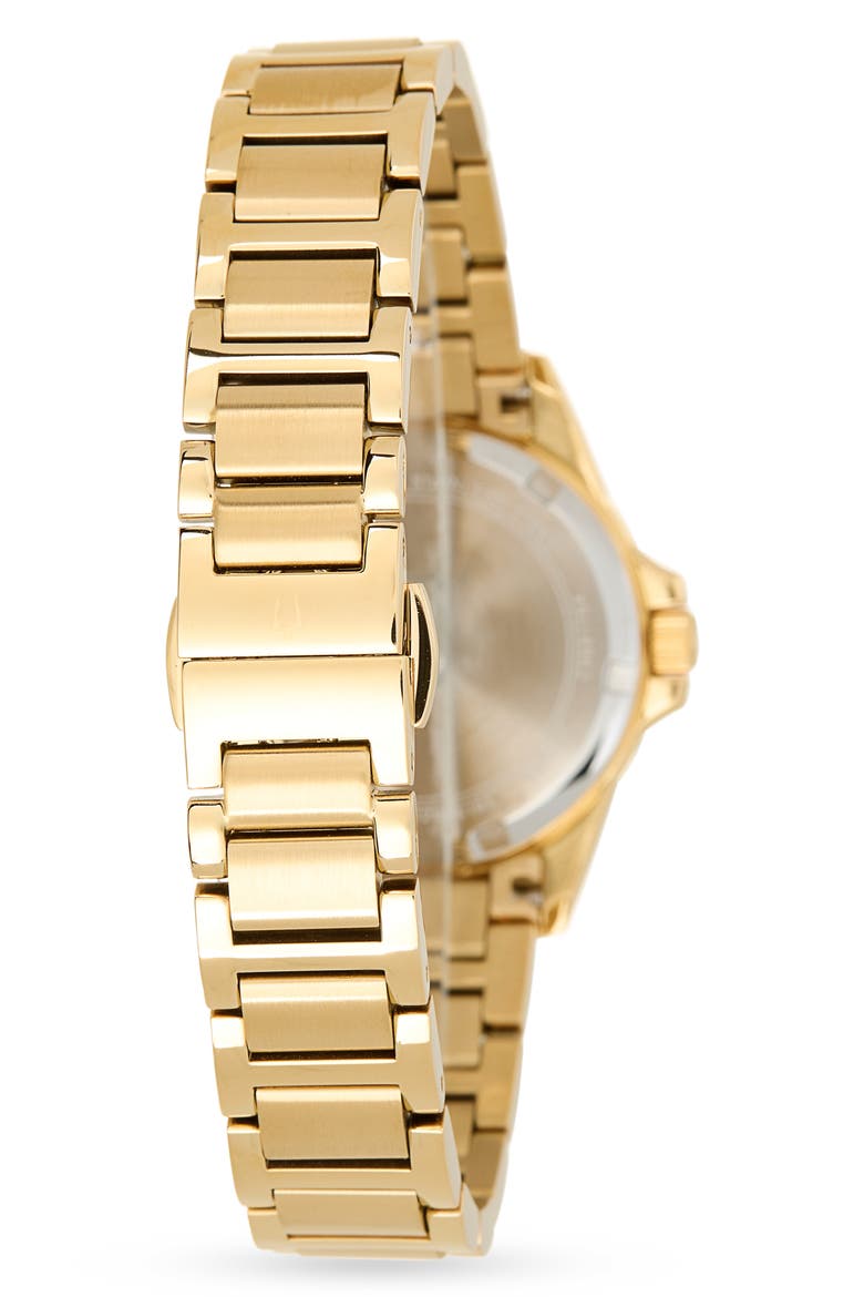 Marine Star Diamond Bracelet Watch, 32mm, Alternate, color, GOLD
