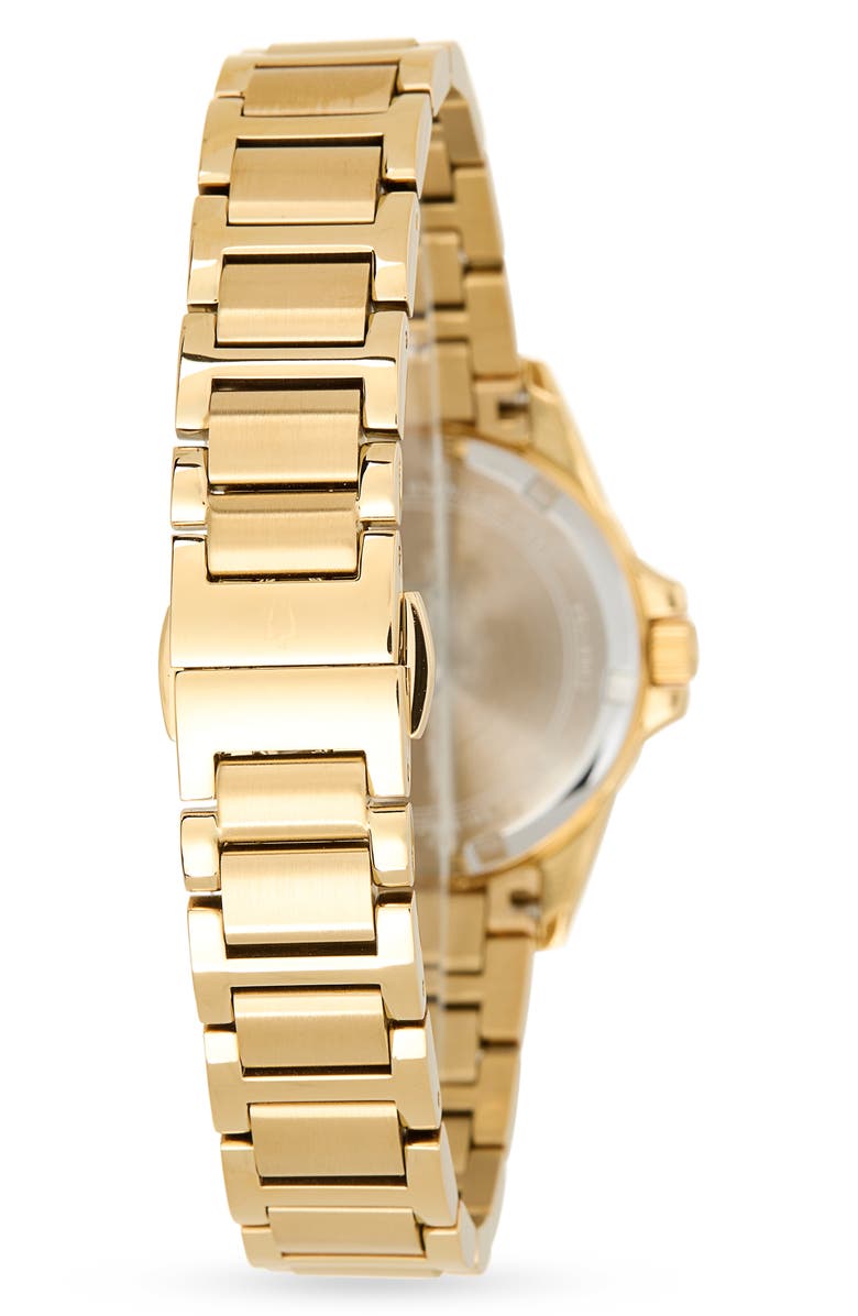 BULOVA Marine Star Diamond Bracelet Watch, 32mm, Alternate, color, Gold