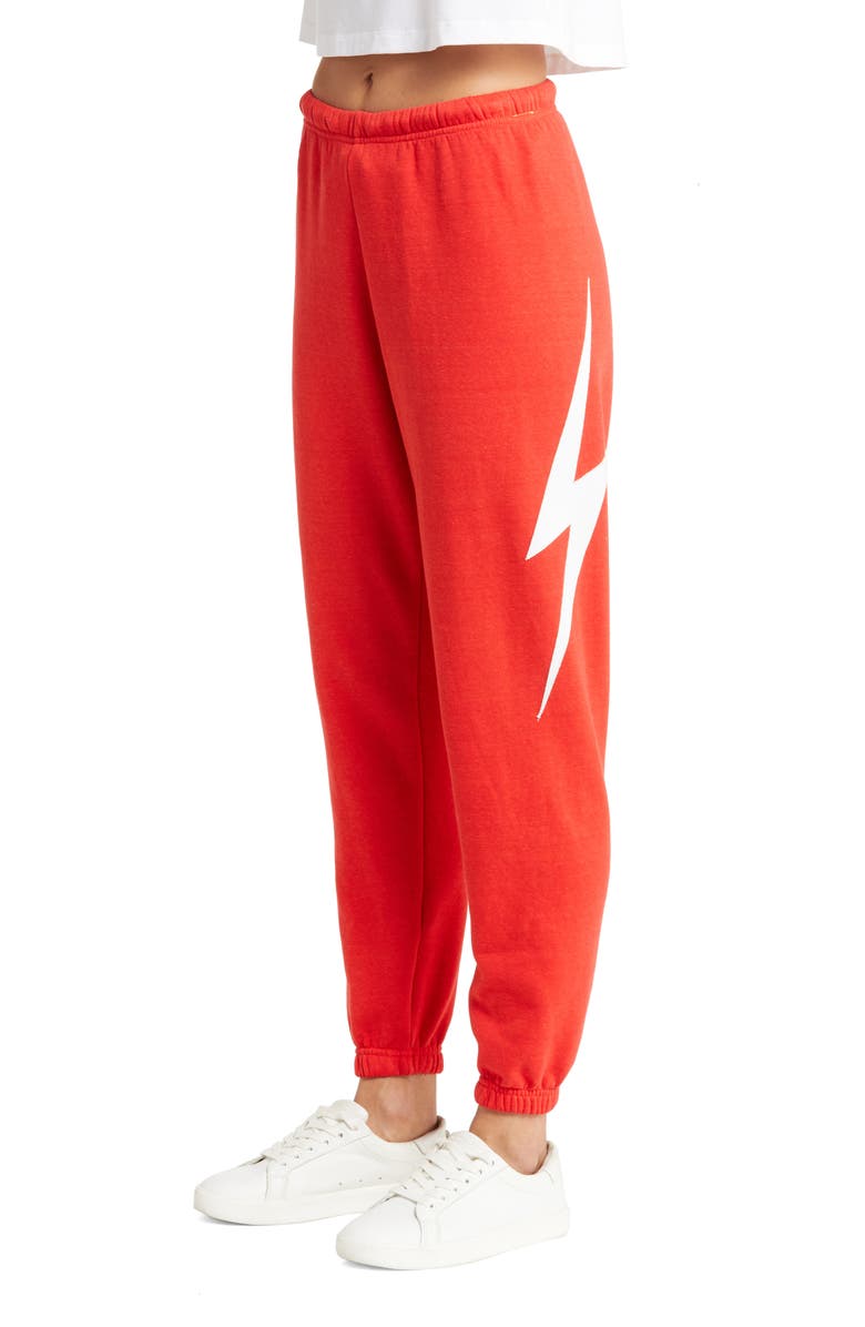 Aviator Nation Aviation Nation Bolt Stitch Sweatpants, Alternate, color, 