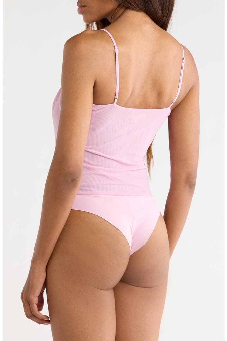 Gelina Ruched Bodysuit, Alternate, color, MAUVE MIST