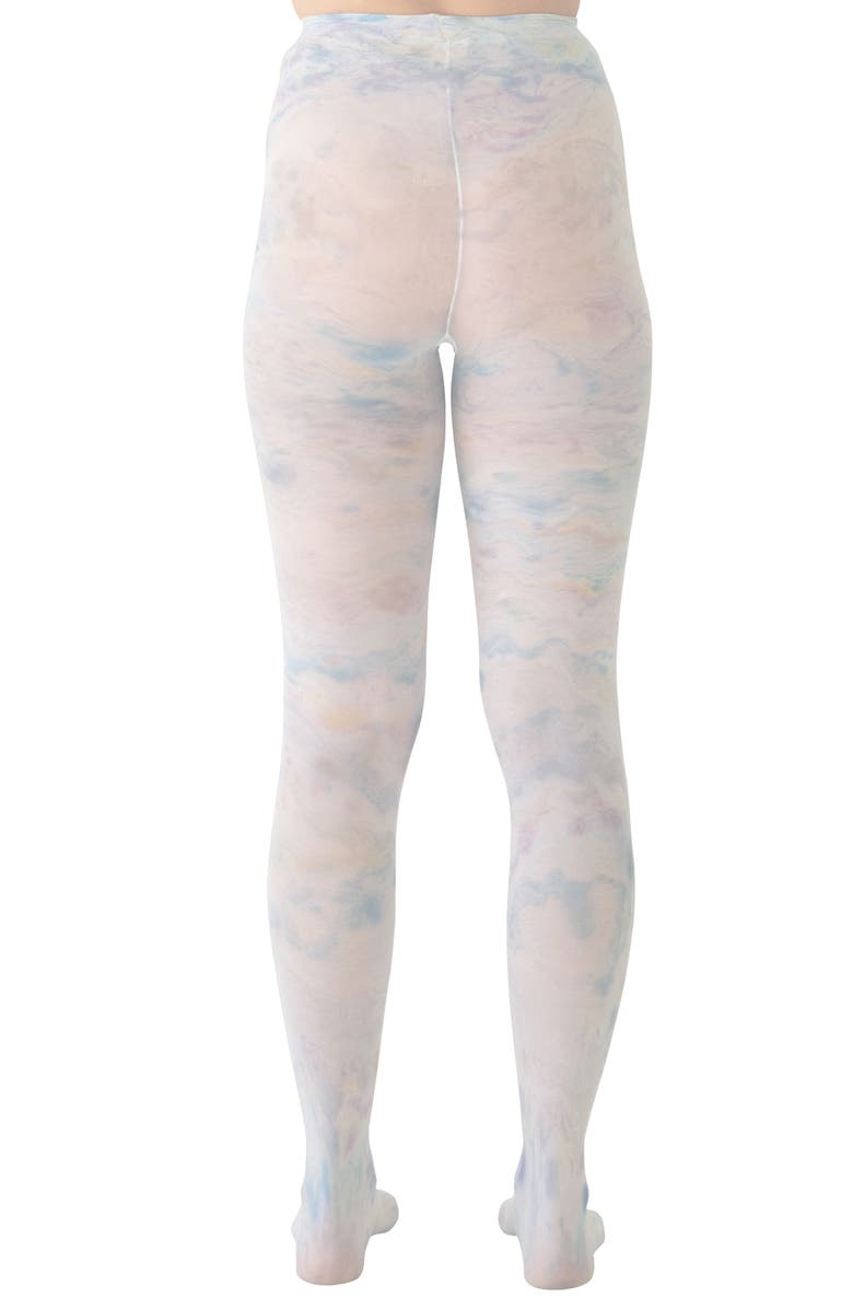 KkCo Marbled Dye Opaque Tights, Alternate, color,