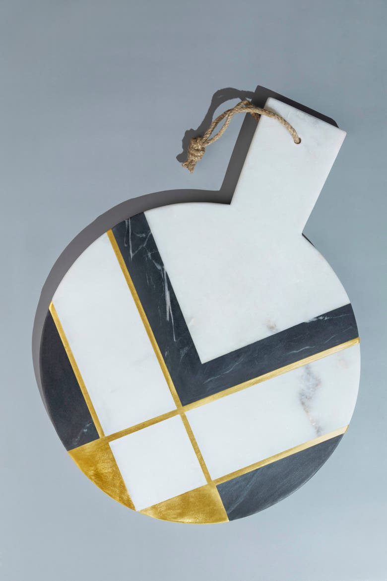 Campania Marble Cheese Board, Main, color, White