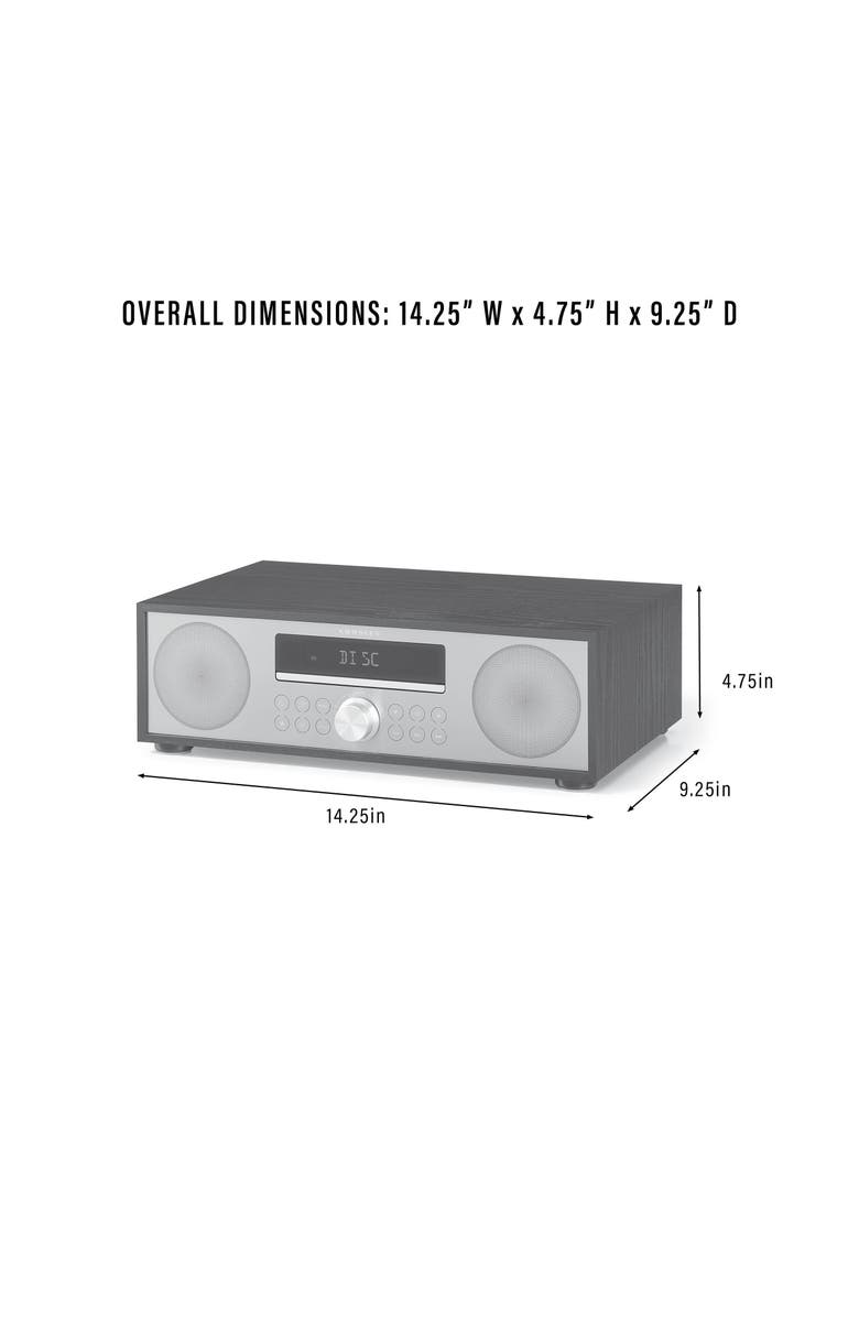 Crosley Radio Fleetwood CD Player, Alternate, color, Black