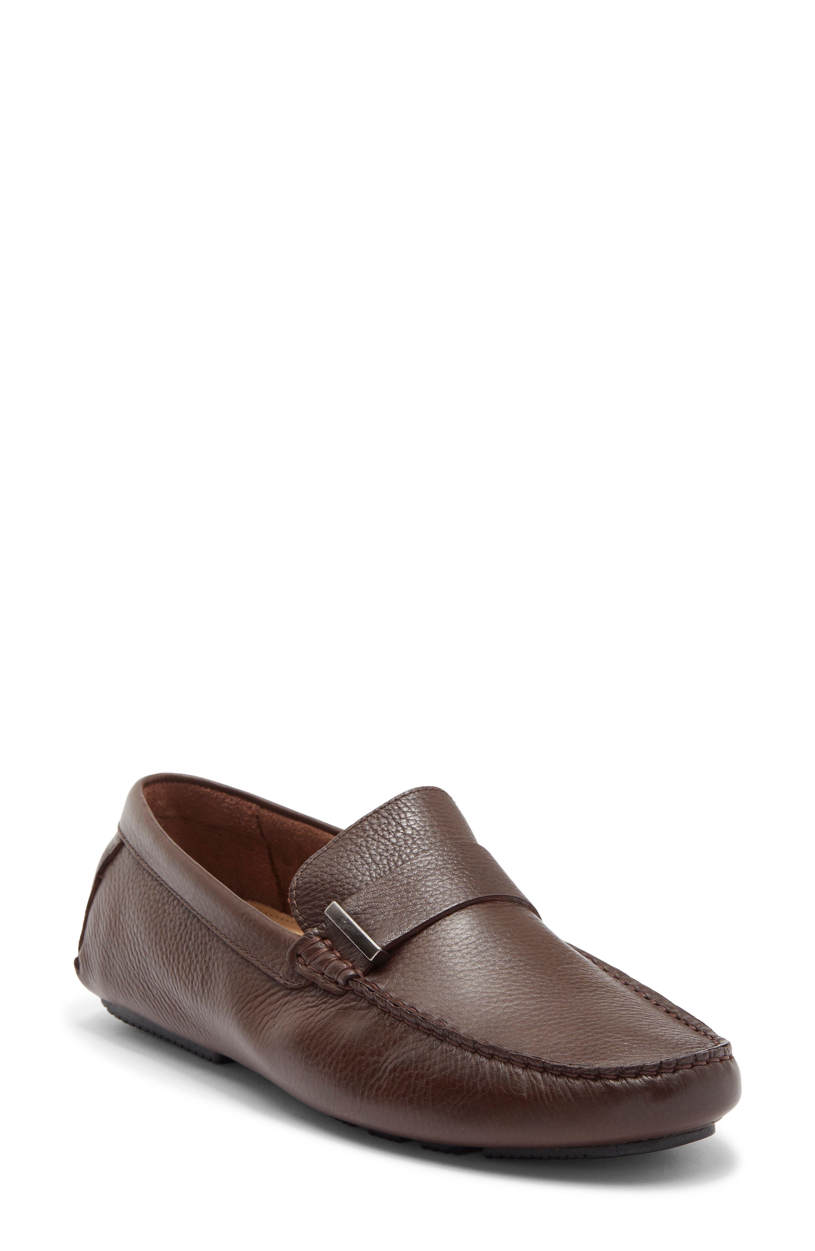 Matias Bit Driving Loafer, Main, color, BROWN DARK