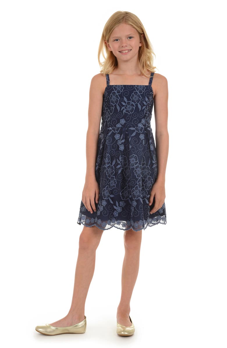 Pippa & Julie Embroidered Floral Sundress, Alternate, color,