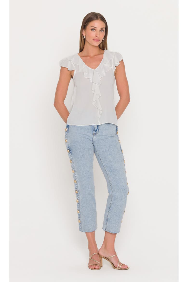 Everheart Georgette Blouse, Alternate, color, white