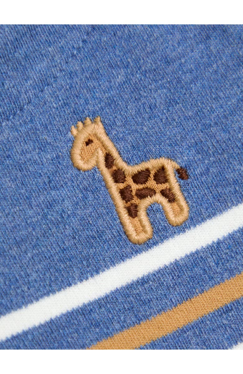 JOJO MAMAN BEBE Giraffe Long Sleeve Top & Leggings Set, Alternate, color, Denim