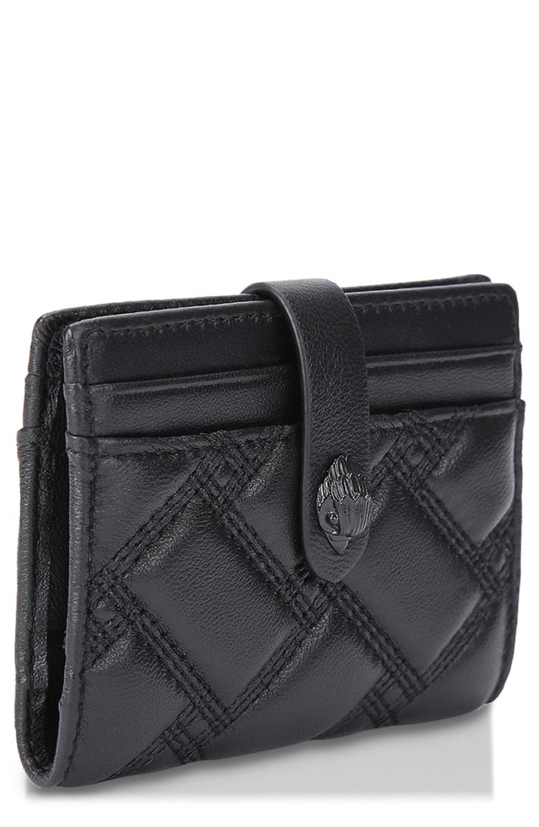 Kurt Geiger London Kensington Drench Quilted Leather Bifold Wallet, Main, color, 