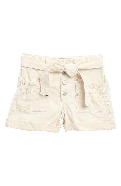Kids' Bari Belted Cuff Hem Shorts (Big Kid)