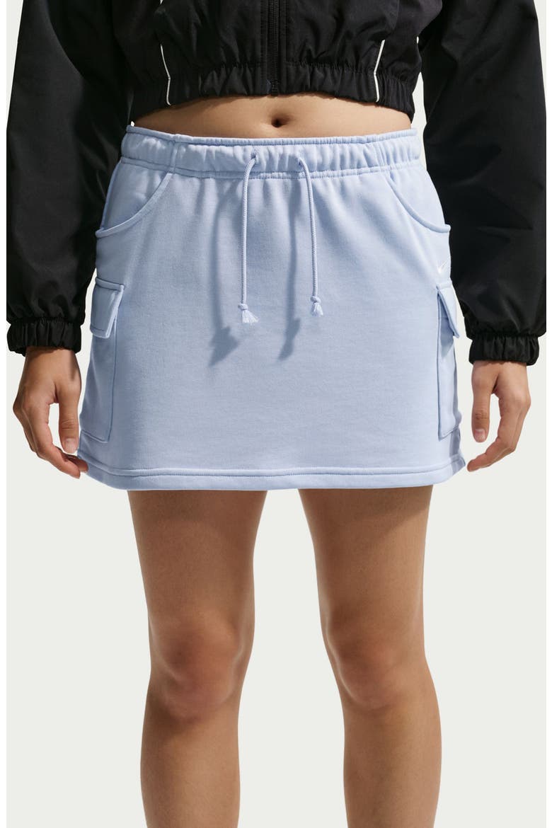 Phoenix French Terry Cargo Miniskirt, Alternate, color, HYDROGEN BLUE/ SAIL