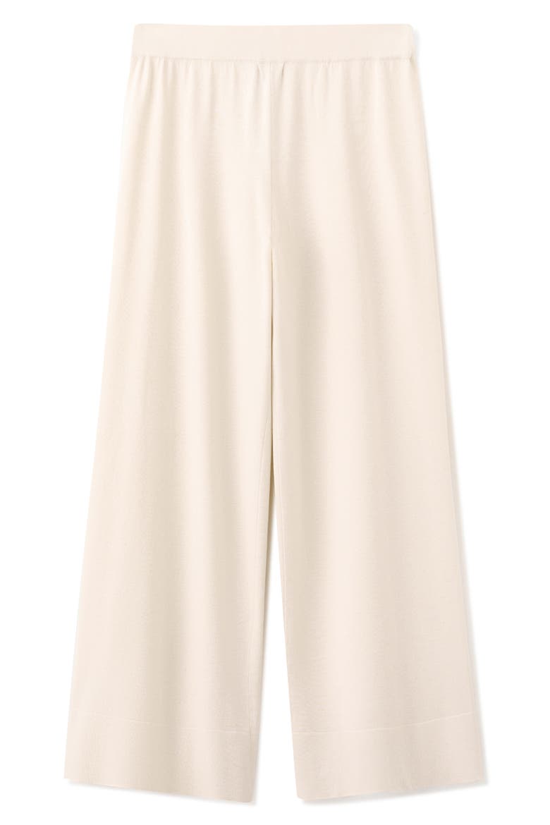 Elastic Waist Straight Leg Pants, Alternate, color, SAND