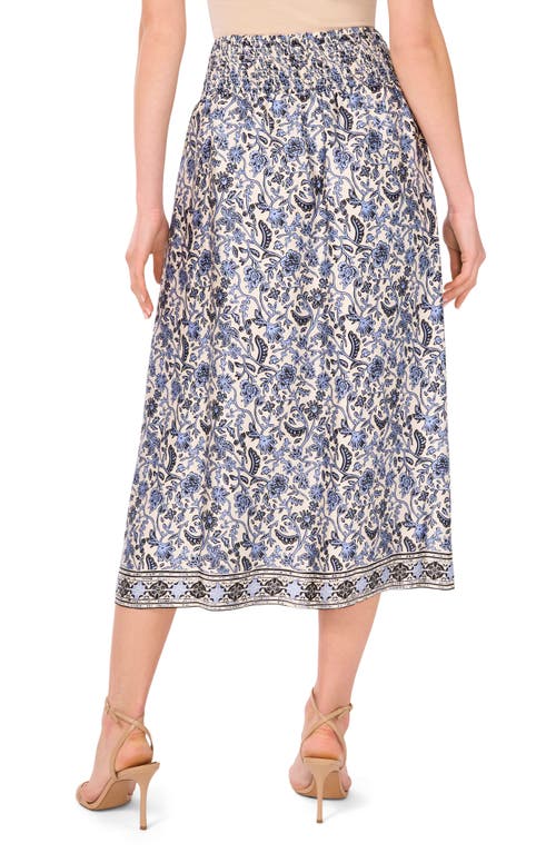 Two By Vince Camuto Smocked Waist Skirt In Blue