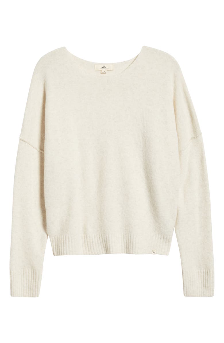Rip Curl Emily Crewneck Sweater, Alternate, color, Ecru Marle