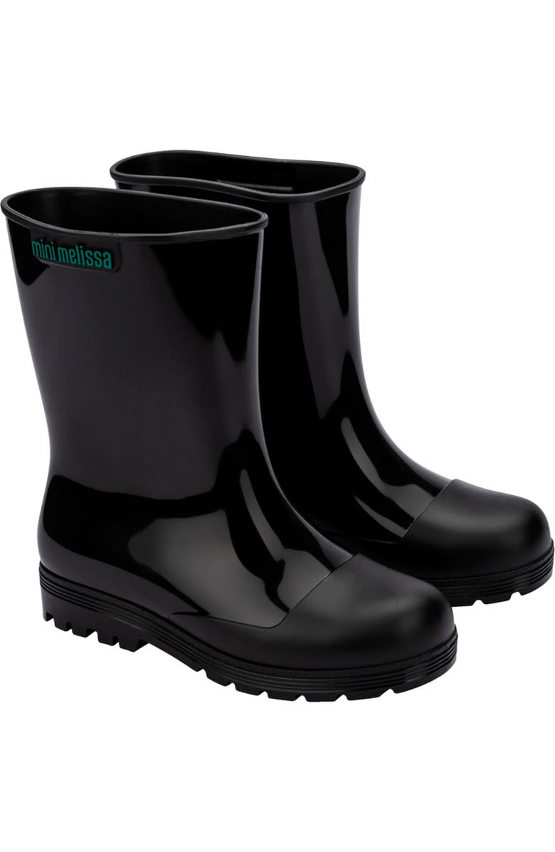 Melissa Kids' Welly Rain Boot, Main, color, Black