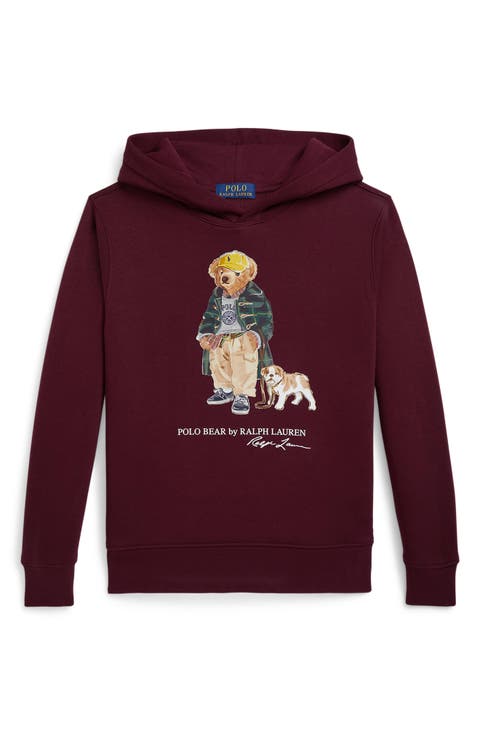Kids' Polo Bear Fleece Graphic Hoodie (Big Kid)