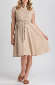 PIETRO BRUNELLI MATERNITY Button Down Maternity Shirtdress