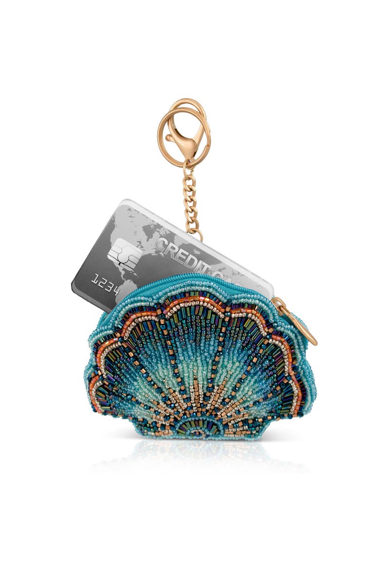 Blue Cove Coin Purse, Alternate, color, Blue