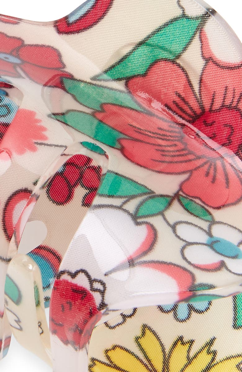 Tasha Assorted 2-Pack Floral Jaw Clips, Alternate, color, Black Ivory