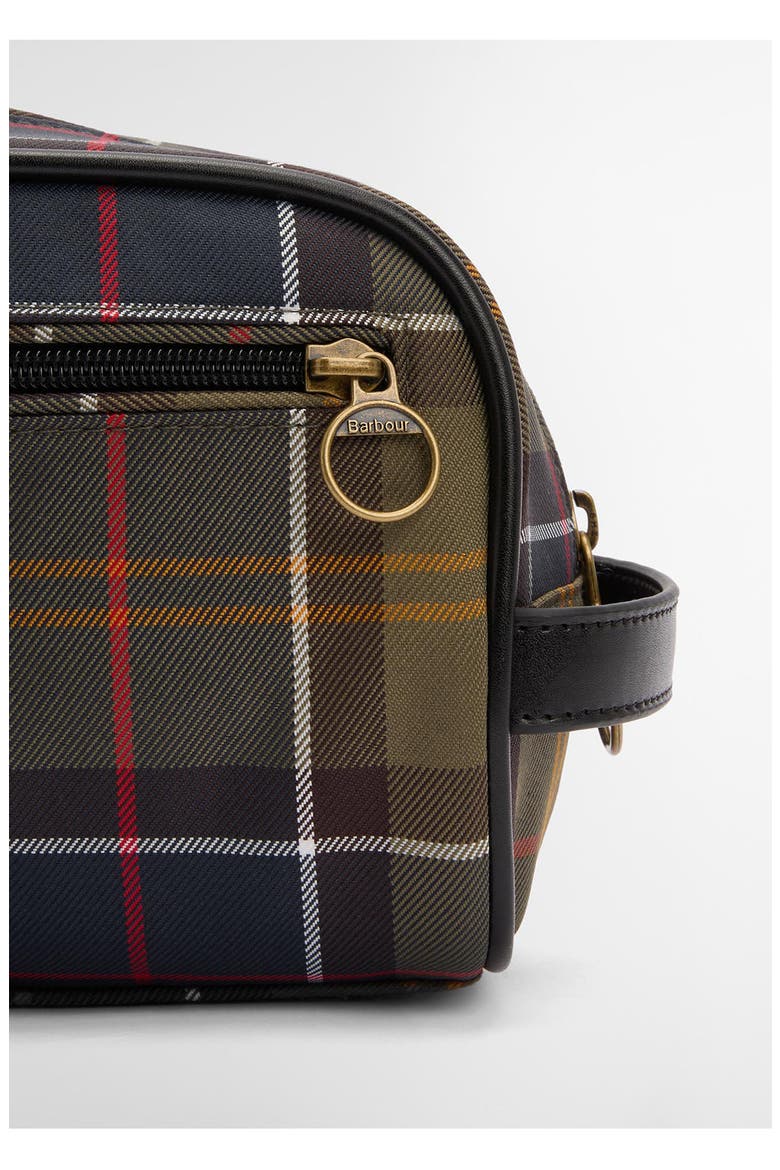 Tartan Dopp Kit, Alternate, color, CLASSIC/ BEACON