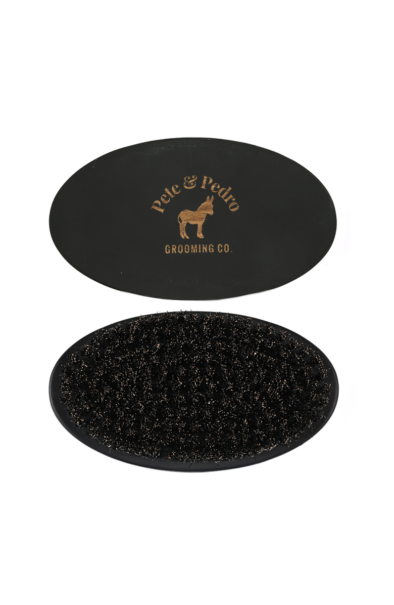 Pete & Pedro Oval Military Men's Hair & Beard Brush, Alternate, color, NO COLOR
