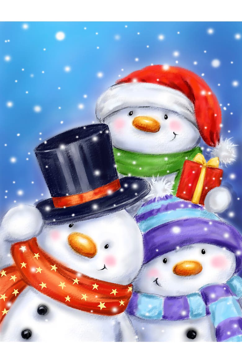 Three Snowmen 300 piece Jigsaw Puzzle for Adults, Alternate, color, Multicolor