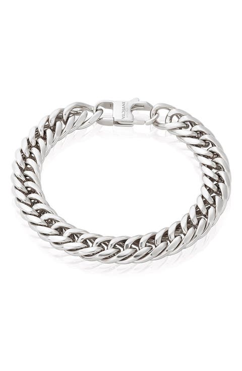 Mens' 11.5mm Curb Link Chain Bracelet