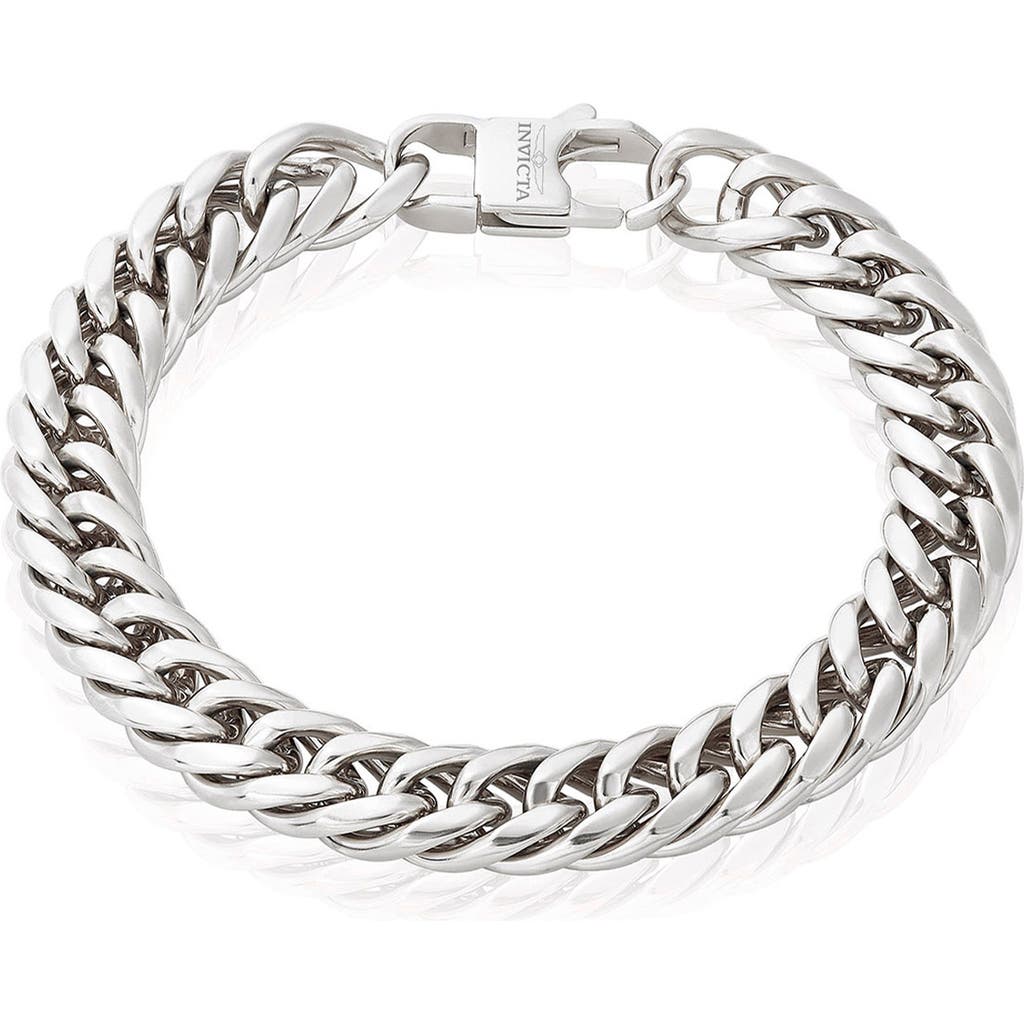 West Coast Jewelry Mens' 11.5mm Curb Link Chain Bracelet In Silver