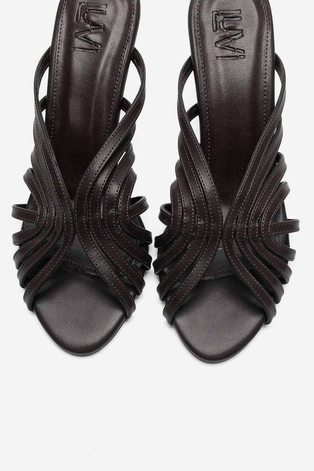 Olivera Stiletto Sandal, Alternate, color, Brown