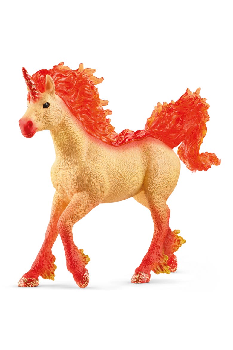 Bayala Elementa Fire Unicorn Stallion, Collectible Figurine, Kids, Main, color, Multicolored
