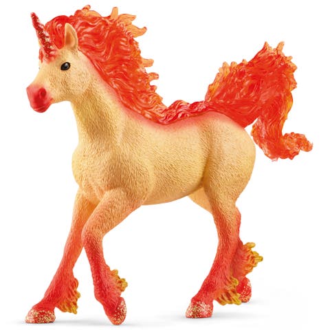 Bayala Elementa Fire Unicorn Stallion, Collectible Figurine, Kids